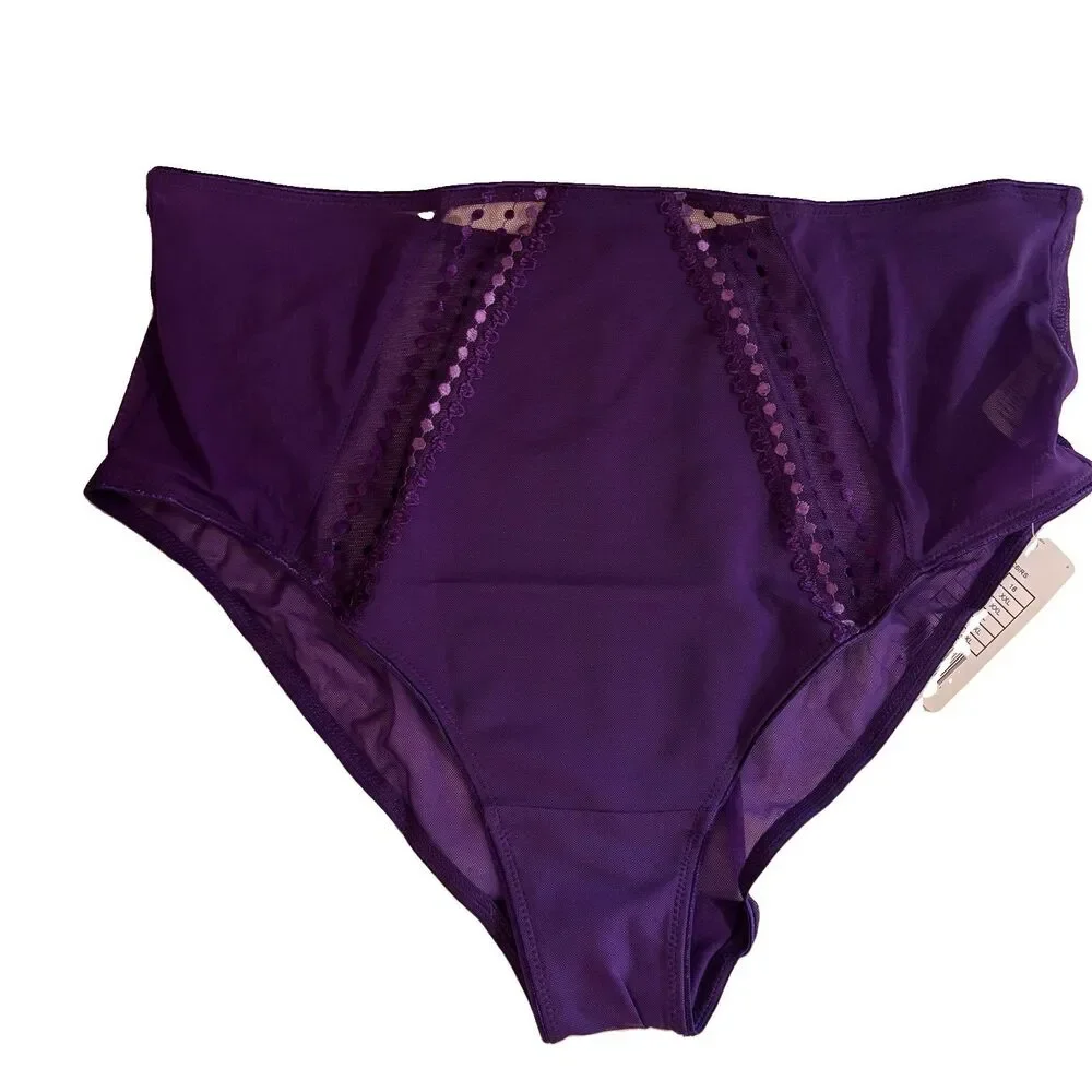 Elomi Matilda Iris Purple Bra & Panties Set 38G XXL EL8900IRS EL8906IRS Brief